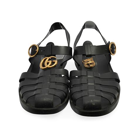 womens gucci rubber sandals